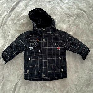 Obermeyer kids size 3 black and gray ski jacket